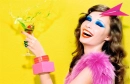 yellow and pink