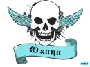 oxana baby blue skull