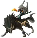 Wolf Link and Midna