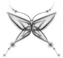 grey butterfly