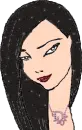 girl with necklace