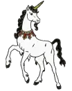 unicorn standing