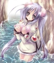 standing in water
