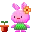 pink bunny