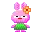 pink bunny