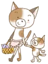 sweet mom and son