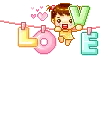 kawaii love garland