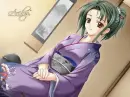 Girl In Purple Kimono