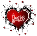 jose red animated heart