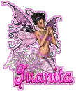juanita pink brunette fairy