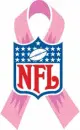 Breast Awareness Ribbon with Nfl Logo