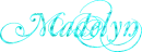 Madelyn-Aqua Name