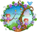 purple gardin