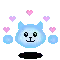 Happy Blue Cat