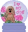 i love my dog
