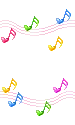 Floating Musical Notes