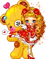 bear and girl