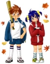 Cute boy and girl