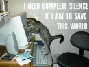 The Cat is Trying to Save the World