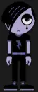 purple emo boy