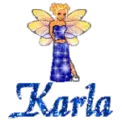 Doll w/name, Karla
