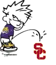 LSU peeing on USC