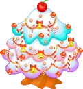Christmas tree cake