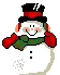 funny snowman