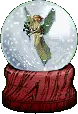 Angel in globe