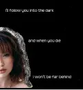 I'll follow you into the dark