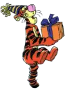 Tigger w/present