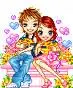 Boy and girl friends