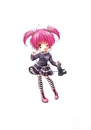 kawaii gothic lolita with violet hair 