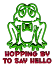 frog hello png