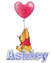 ashley with pooh