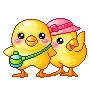 two little chick