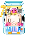 cow girl in the bottle