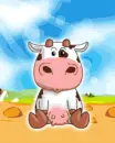 a cow with a bomb
