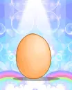 cute baby pig in an egg