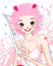 cute cupid angel girl