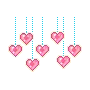 hearts garlands/dividers