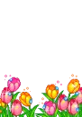 garlands/dividers - tulips