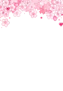 pink kawaii cherry blossom garland