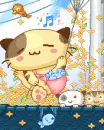 cute cats fishing