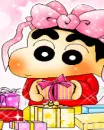 shin chan offering presents