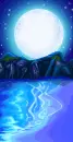 blue night