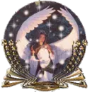 Angel in a globe