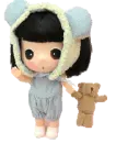 DDUNG DOLL  WITH TEDDY BEAR