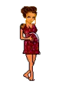 Pregnant doll