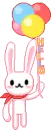 BUNNY WITH BALLOONS